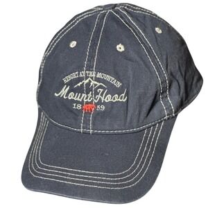 Prairie Mountain Baseball Cap OS Navy Blue Mount Hood Oregon Souvenir Hat